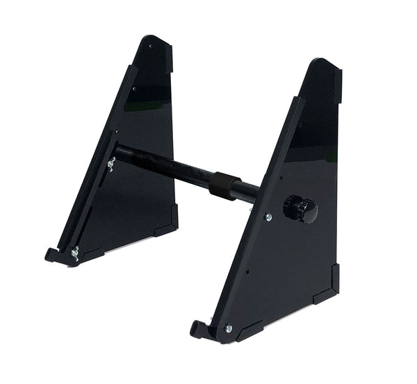 Steeply angled desktop synth stand (KVgear Adapt L1)