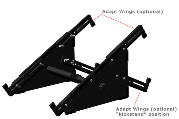 Adjustable and expandable desktop synth stand (KVgear Adapt L1)