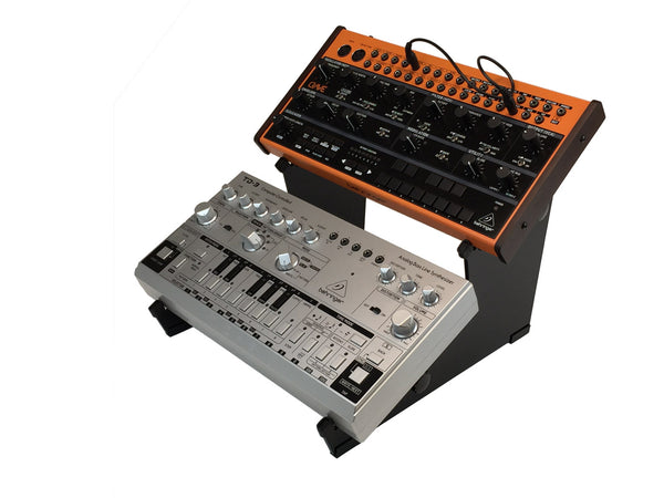 Behringer Crave and TD-3 stand (KVgear Utility M2)