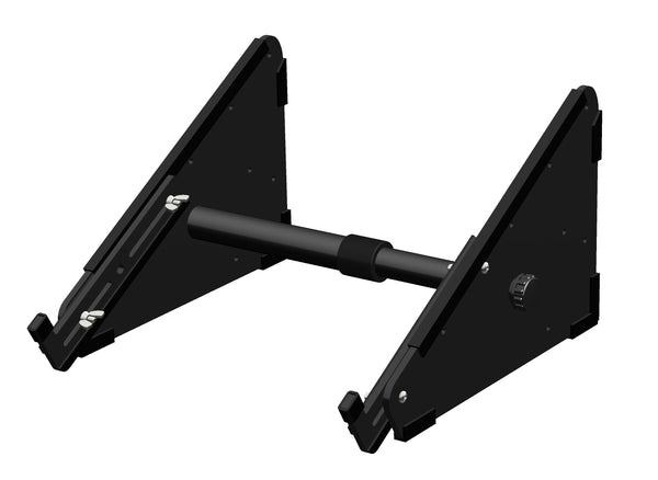 Desktop synth stand, large, adjustable and expandable.