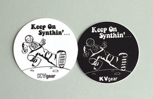 Keep On Synthin' Stickers (pair)