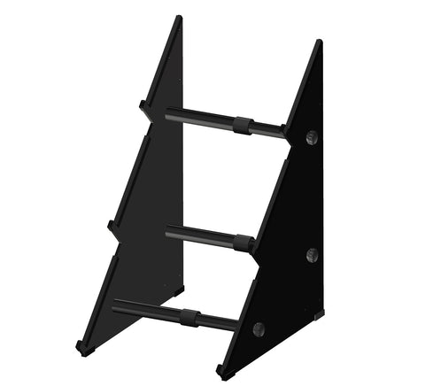 Desktop synth stand, medium, 3 tier, expandable & adjustable, Utility M3
